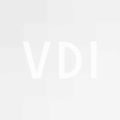 Grauer Hintergrund mit den weißen Großbuchstaben VDI in der Bildmitte.